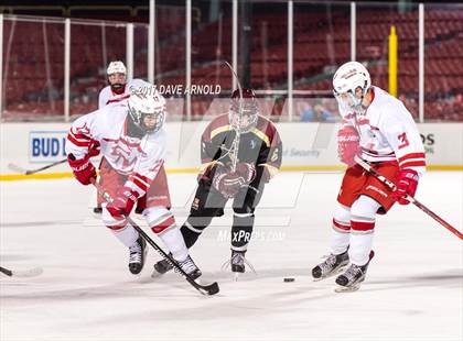 Thumbnail 2 in Boston College High vs. Catholic Memorial (Frozen Fenway) photogallery.