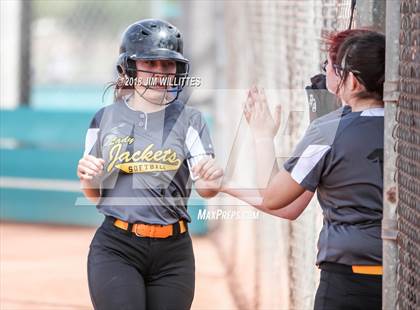 Thumbnail 2 in Tombstone vs. Greyhills Academy (Chandler Prep Softball Classic) photogallery.