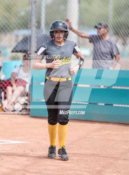 Thumbnail 1 in Tombstone vs. Greyhills Academy (Chandler Prep Softball Classic) photogallery.