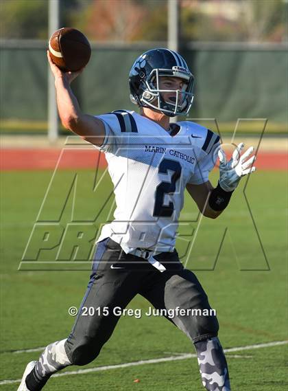 Thumbnail 3 in Marin Catholic @ Redwood (Senior Day) photogallery.