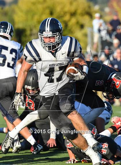 Thumbnail 2 in Marin Catholic @ Redwood (Senior Day) photogallery.