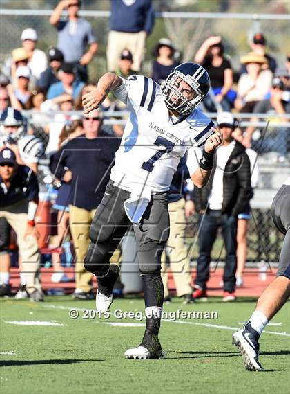 Thumbnail 1 in Marin Catholic @ Redwood (Senior Day) photogallery.