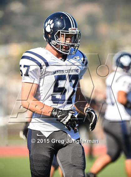 Thumbnail 2 in Marin Catholic @ Redwood (Senior Day) photogallery.