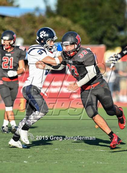 Thumbnail 2 in Marin Catholic @ Redwood (Senior Day) photogallery.