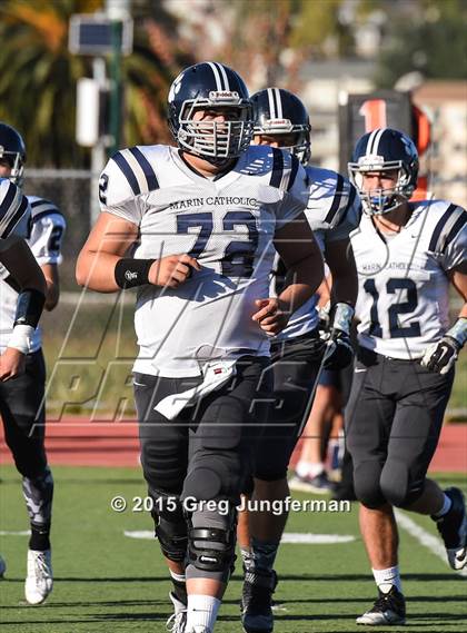 Thumbnail 3 in Marin Catholic @ Redwood (Senior Day) photogallery.