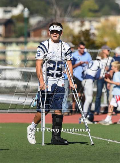 Thumbnail 2 in Marin Catholic @ Redwood (Senior Day) photogallery.