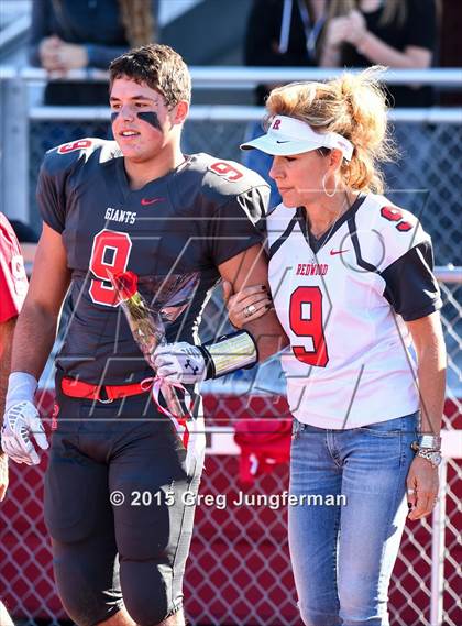 Thumbnail 3 in Marin Catholic @ Redwood (Senior Day) photogallery.