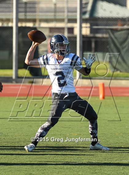 Thumbnail 2 in Marin Catholic @ Redwood (Senior Day) photogallery.