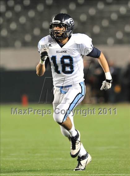 Thumbnail 2 in Bellarmine vs. Santa Margarita (CIF State D1 Final) photogallery.
