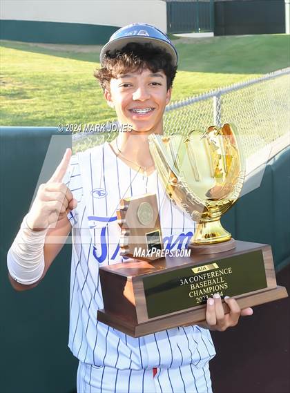 Thumbnail 1 in Valley Christian vs. Yuma Catholic (AIA 3A Final - Awards) photogallery.