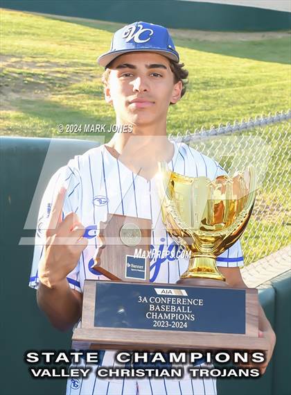 Thumbnail 3 in Valley Christian vs. Yuma Catholic (AIA 3A Final - Awards) photogallery.