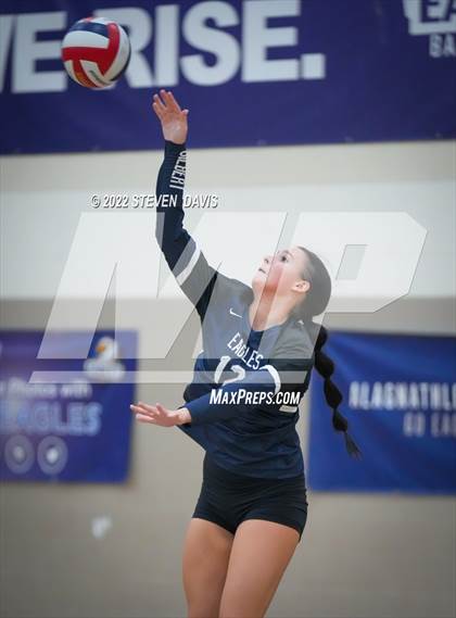 Thumbnail 3 in American Leadership Academy - Gilbert North vs. Snowflake (Spiketown Invitational Final) photogallery.