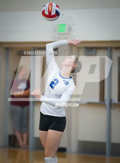 Thumbnail 2 in American Leadership Academy - Gilbert North vs. Snowflake (Spiketown Invitational Final) photogallery.
