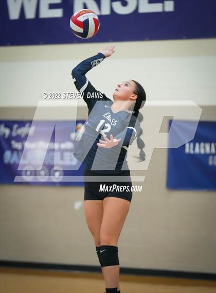 Thumbnail 2 in American Leadership Academy - Gilbert North vs. Snowflake (Spiketown Invitational Final) photogallery.