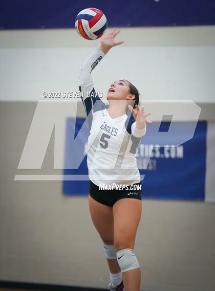 Thumbnail 3 in American Leadership Academy - Gilbert North vs. Snowflake (Spiketown Invitational Final) photogallery.