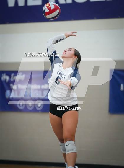 Thumbnail 3 in American Leadership Academy - Gilbert North vs. Snowflake (Spiketown Invitational Final) photogallery.