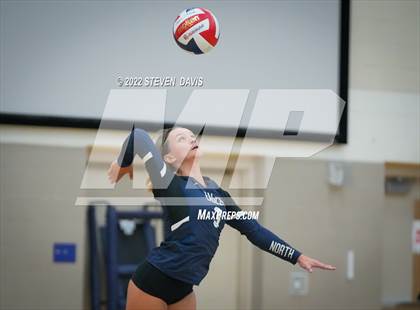 Thumbnail 3 in American Leadership Academy - Gilbert North vs. Snowflake (Spiketown Invitational Final) photogallery.