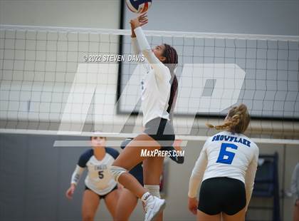 Thumbnail 3 in American Leadership Academy - Gilbert North vs. Snowflake (Spiketown Invitational Final) photogallery.