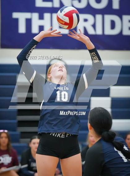 Thumbnail 3 in American Leadership Academy - Gilbert North vs. Snowflake (Spiketown Invitational Final) photogallery.