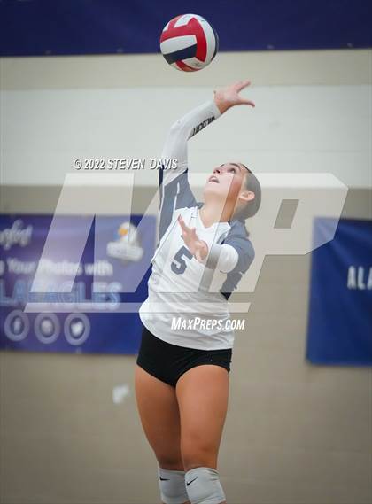 Thumbnail 2 in American Leadership Academy - Gilbert North vs. Snowflake (Spiketown Invitational Final) photogallery.
