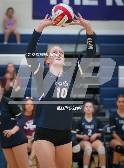 Thumbnail 2 in American Leadership Academy - Gilbert North vs. Snowflake (Spiketown Invitational Final) photogallery.