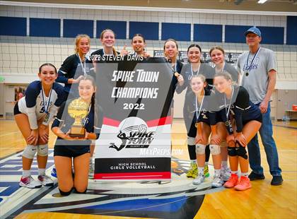 Thumbnail 3 in American Leadership Academy - Gilbert North vs. Snowflake (Spiketown Invitational Final) photogallery.