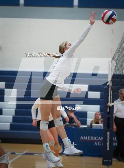 Thumbnail 3 in American Leadership Academy - Gilbert North vs. Snowflake (Spiketown Invitational Final) photogallery.