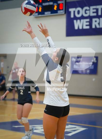 Thumbnail 2 in American Leadership Academy - Gilbert North vs. Snowflake (Spiketown Invitational Final) photogallery.