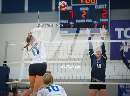 Thumbnail 3 in American Leadership Academy - Gilbert North vs. Snowflake (Spiketown Invitational Final) photogallery.