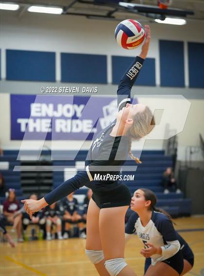 Thumbnail 3 in American Leadership Academy - Gilbert North vs. Snowflake (Spiketown Invitational Final) photogallery.