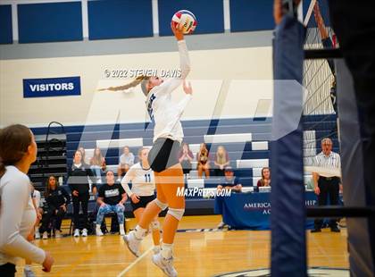 Thumbnail 3 in American Leadership Academy - Gilbert North vs. Snowflake (Spiketown Invitational Final) photogallery.