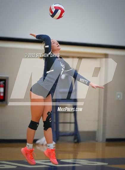 Thumbnail 3 in American Leadership Academy - Gilbert North vs. Snowflake (Spiketown Invitational Final) photogallery.
