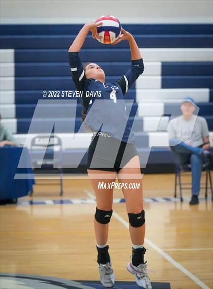 Thumbnail 3 in American Leadership Academy - Gilbert North vs. Snowflake (Spiketown Invitational Final) photogallery.