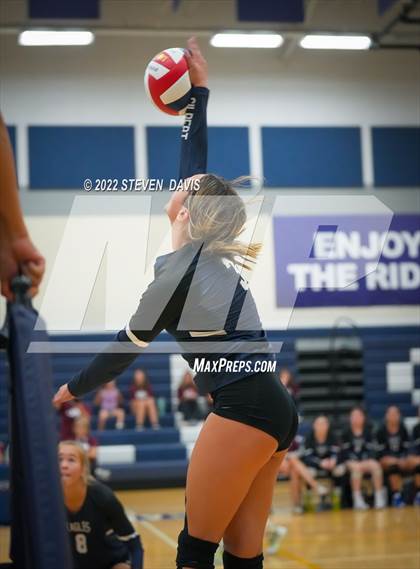 Thumbnail 2 in American Leadership Academy - Gilbert North vs. Snowflake (Spiketown Invitational Final) photogallery.