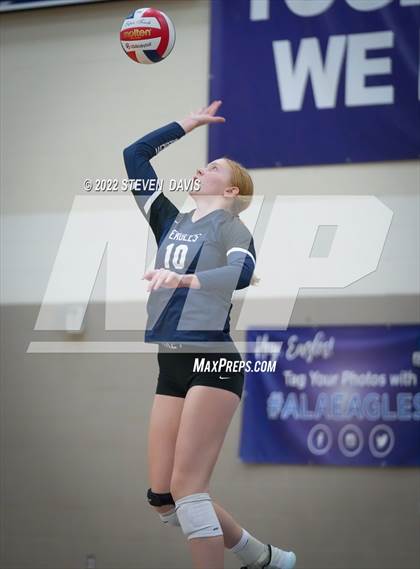 Thumbnail 2 in American Leadership Academy - Gilbert North vs. Snowflake (Spiketown Invitational Final) photogallery.