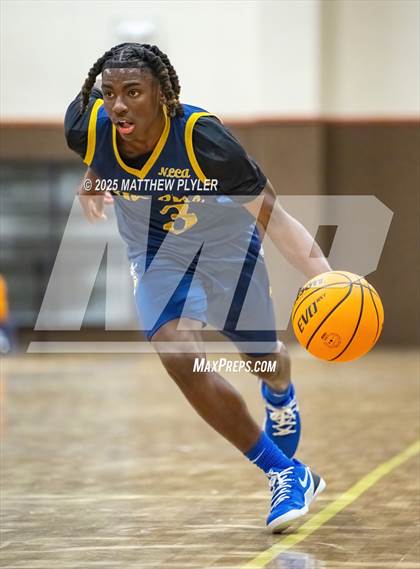 Thumbnail 1 in New Life Christian Academy vs. Berean Baptist Academy (Veterans Showcase 2025) photogallery.