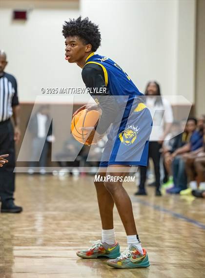 Thumbnail 3 in New Life Christian Academy vs. Berean Baptist Academy (Veterans Showcase 2025) photogallery.
