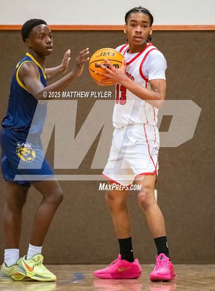 Thumbnail 2 in New Life Christian Academy vs. Berean Baptist Academy (Veterans Showcase 2025) photogallery.