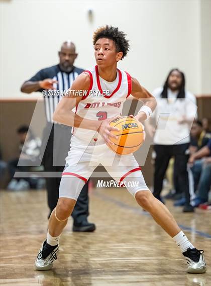 Thumbnail 3 in New Life Christian Academy vs. Berean Baptist Academy (Veterans Showcase 2025) photogallery.