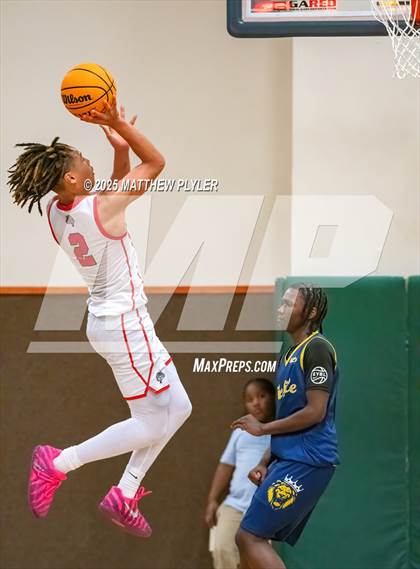 Thumbnail 3 in New Life Christian Academy vs. Berean Baptist Academy (Veterans Showcase 2025) photogallery.