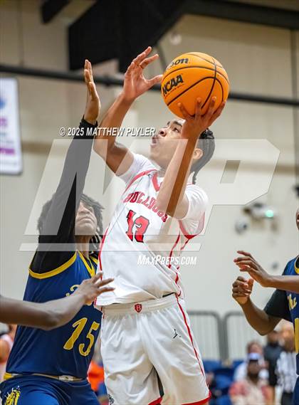 Thumbnail 1 in New Life Christian Academy vs. Berean Baptist Academy (Veterans Showcase 2025) photogallery.