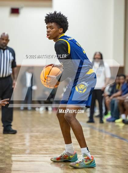 Thumbnail 1 in New Life Christian Academy vs. Berean Baptist Academy (Veterans Showcase 2025) photogallery.