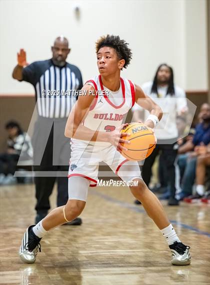 Thumbnail 1 in New Life Christian Academy vs. Berean Baptist Academy (Veterans Showcase 2025) photogallery.