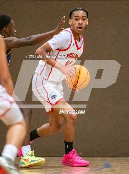 Thumbnail 1 in New Life Christian Academy vs. Berean Baptist Academy (Veterans Showcase 2025) photogallery.