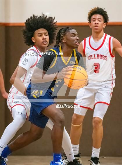 Thumbnail 1 in New Life Christian Academy vs. Berean Baptist Academy (Veterans Showcase 2025) photogallery.