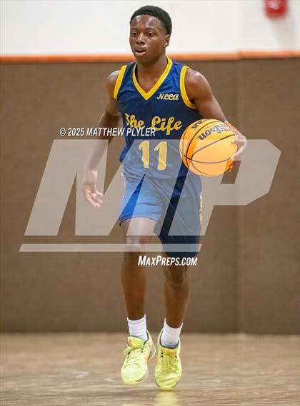 Thumbnail 3 in New Life Christian Academy vs. Berean Baptist Academy (Veterans Showcase 2025) photogallery.