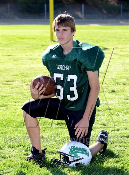 Thumbnail 2 in Tehachapi JV Football Team and Individual Portraits  photogallery.