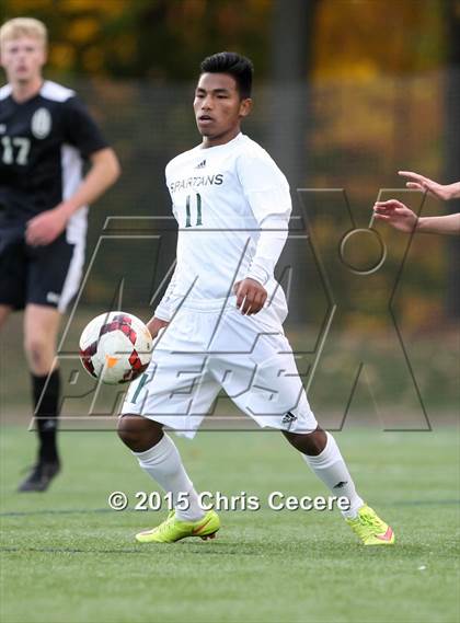 Thumbnail 1 in Honeoye Falls-Lima vs. Greece Olympia (Section 5 Class A2 Semifinal) photogallery.