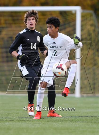 Thumbnail 2 in Honeoye Falls-Lima vs. Greece Olympia (Section 5 Class A2 Semifinal) photogallery.