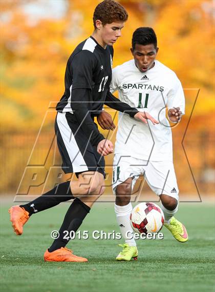 Thumbnail 3 in Honeoye Falls-Lima vs. Greece Olympia (Section 5 Class A2 Semifinal) photogallery.